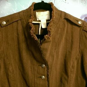 Vintage? Boho.Urban Outfitters. Peplum jacket